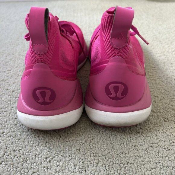 Lululemon Athletica Womens Chargefeel Mid Workout Sneakers Shoes Sonic Pink 9.5 - Picture 5 of 15